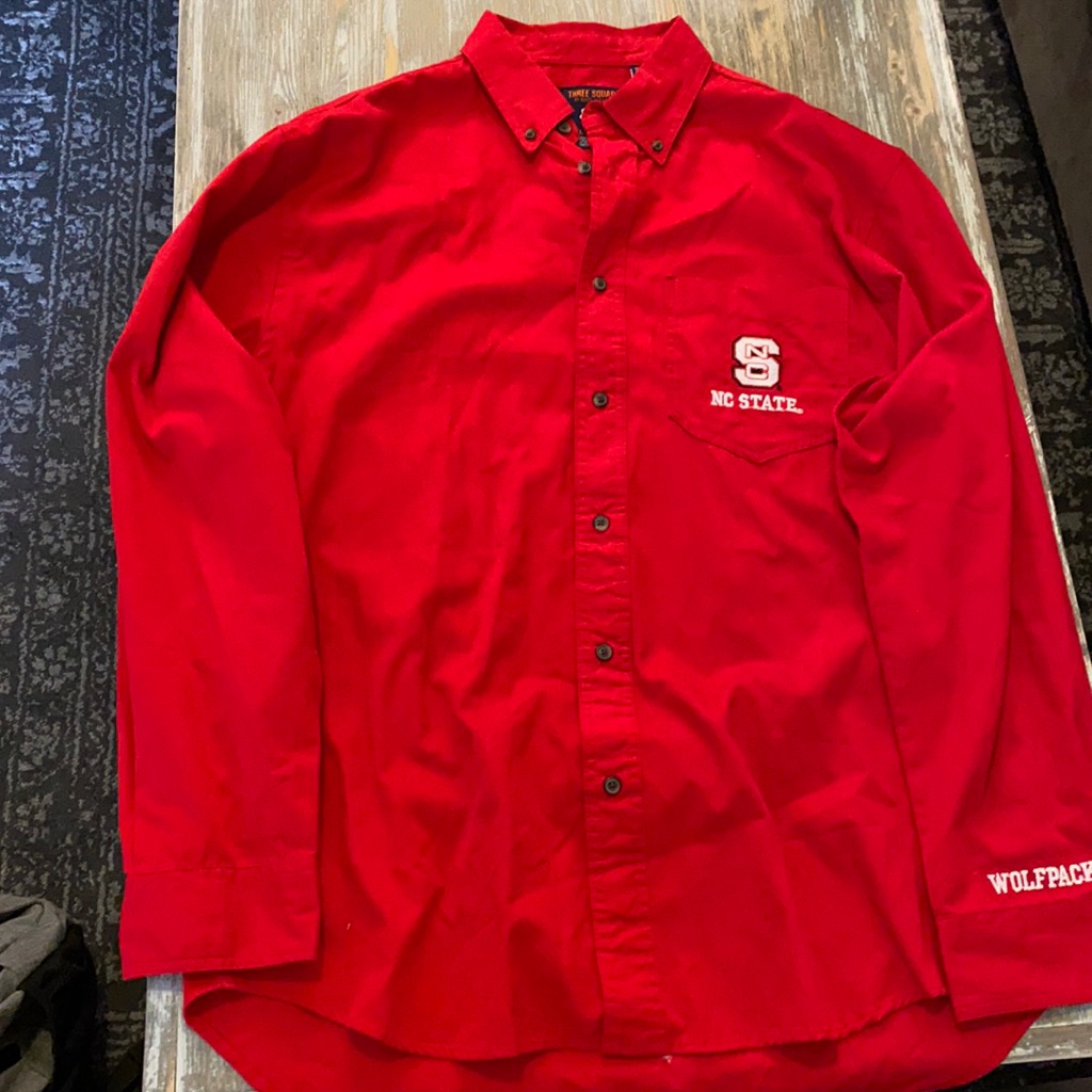Nc State Button Down
